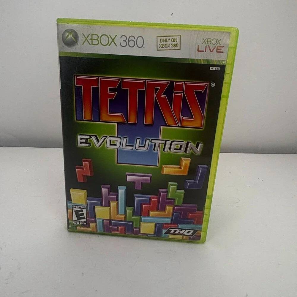 Tetris Evolution X360 (Microsoft Xbox 360, 2007) THQ Xbox Live No Manual